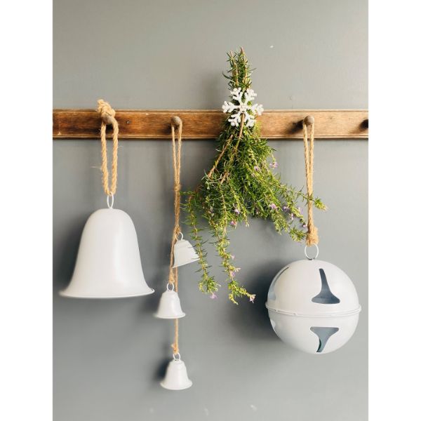 Krissy Bell | Large Bauble | White