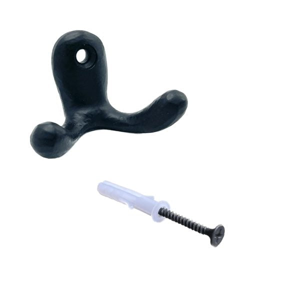 Double Towel Hook | Black