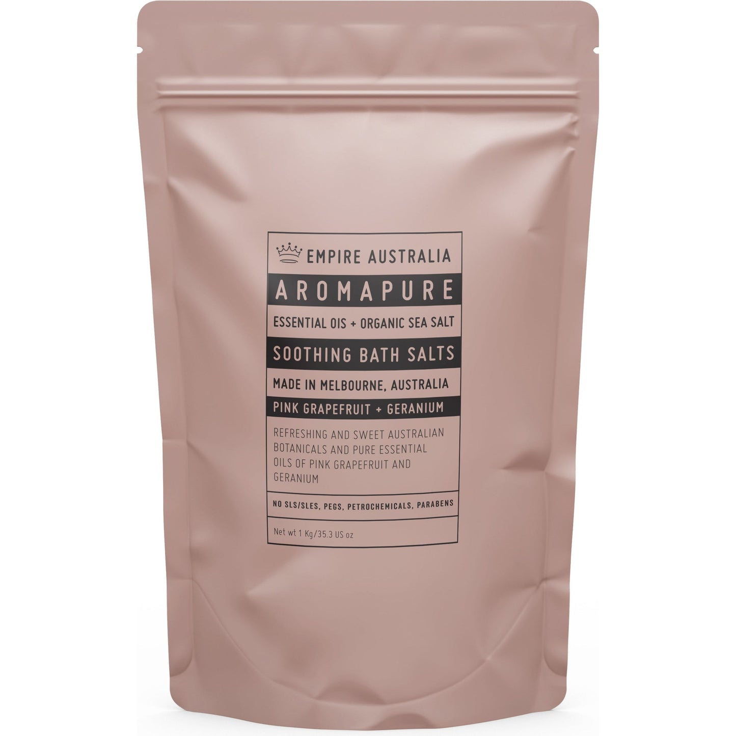 Aromapure Pink Grapefruit & Geranium | Bath Salts