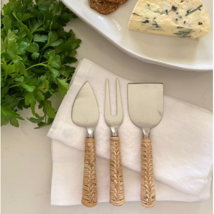 Cheese Knife Set | Wicker | Set 3