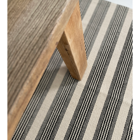 Small Rug | Black Stripe