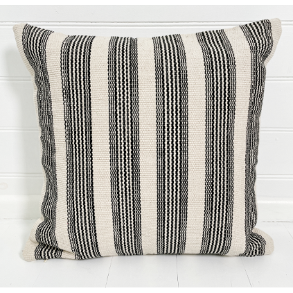 Outdoor Cushion | Black Stripe