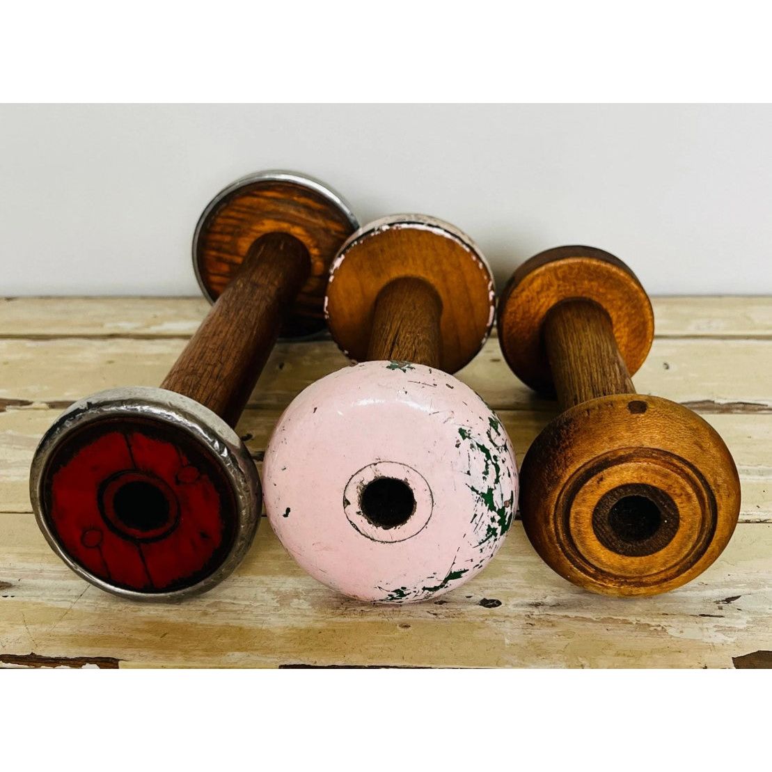 Vintage Wooden Spools | Set of 3