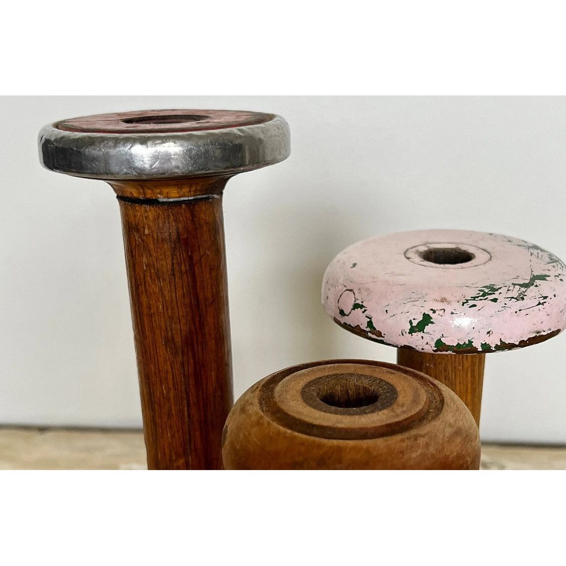 Vintage Wooden Spools | Set of 3