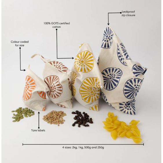 Dry Goods Bags | Set of 4