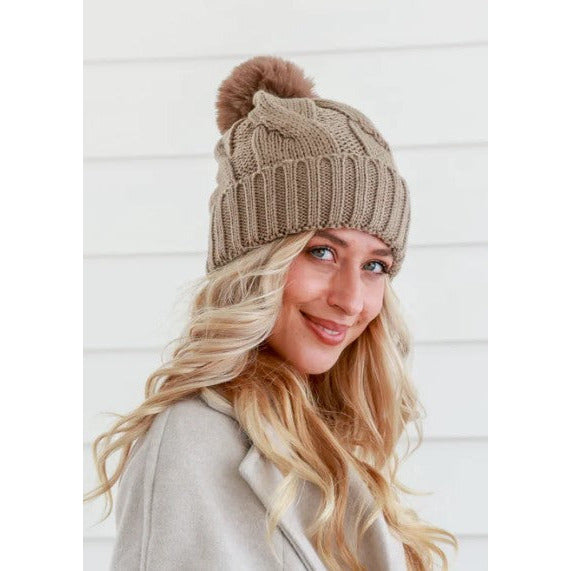 Pom Pom Beanie | 2 Colours