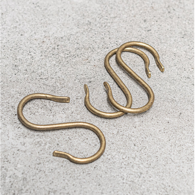 S Hook | Medium | Brass