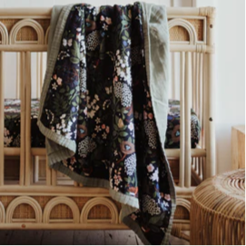 Cot Quilt | Night Garden
