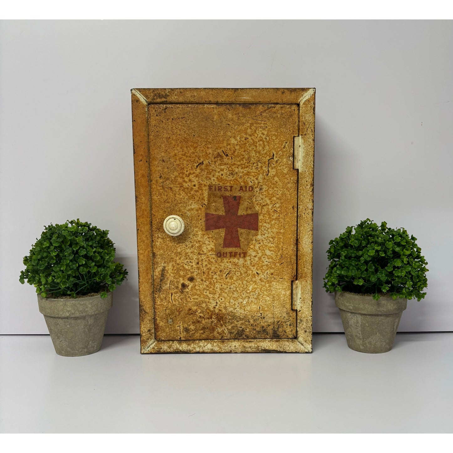Vintage First Aid Metal Cupboard