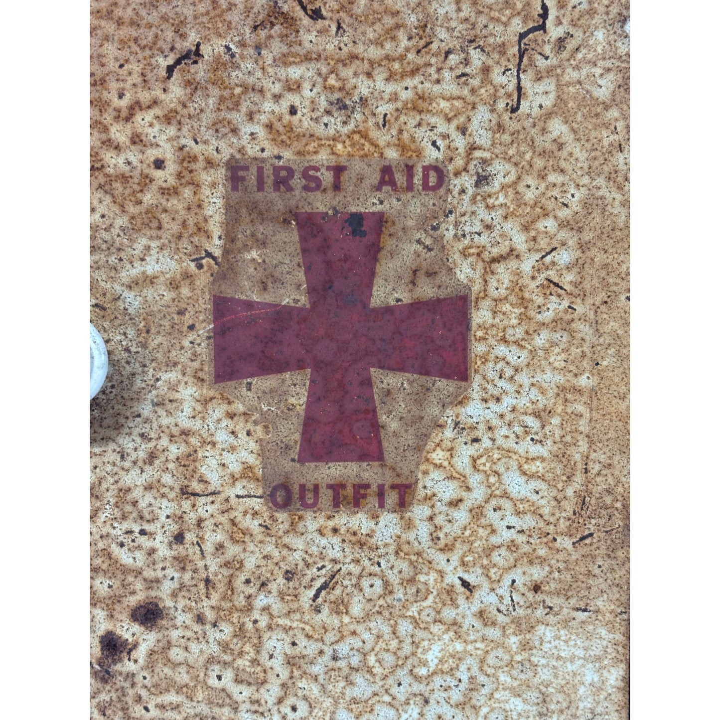 Vintage First Aid Metal Cupboard