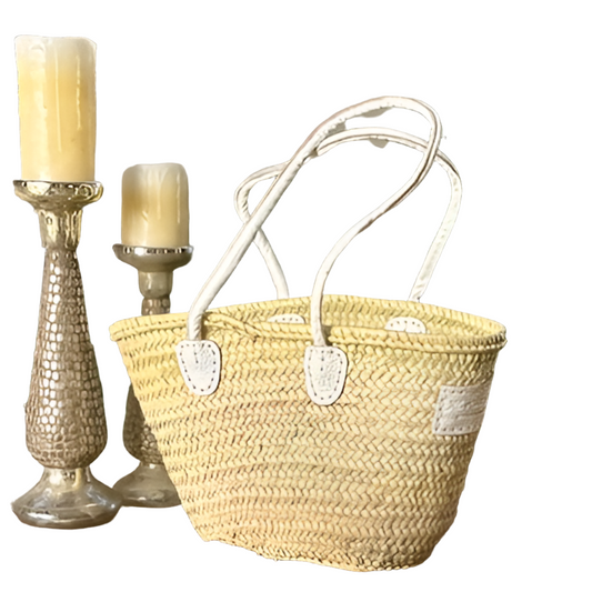 French Market Basket | The Maddy | White