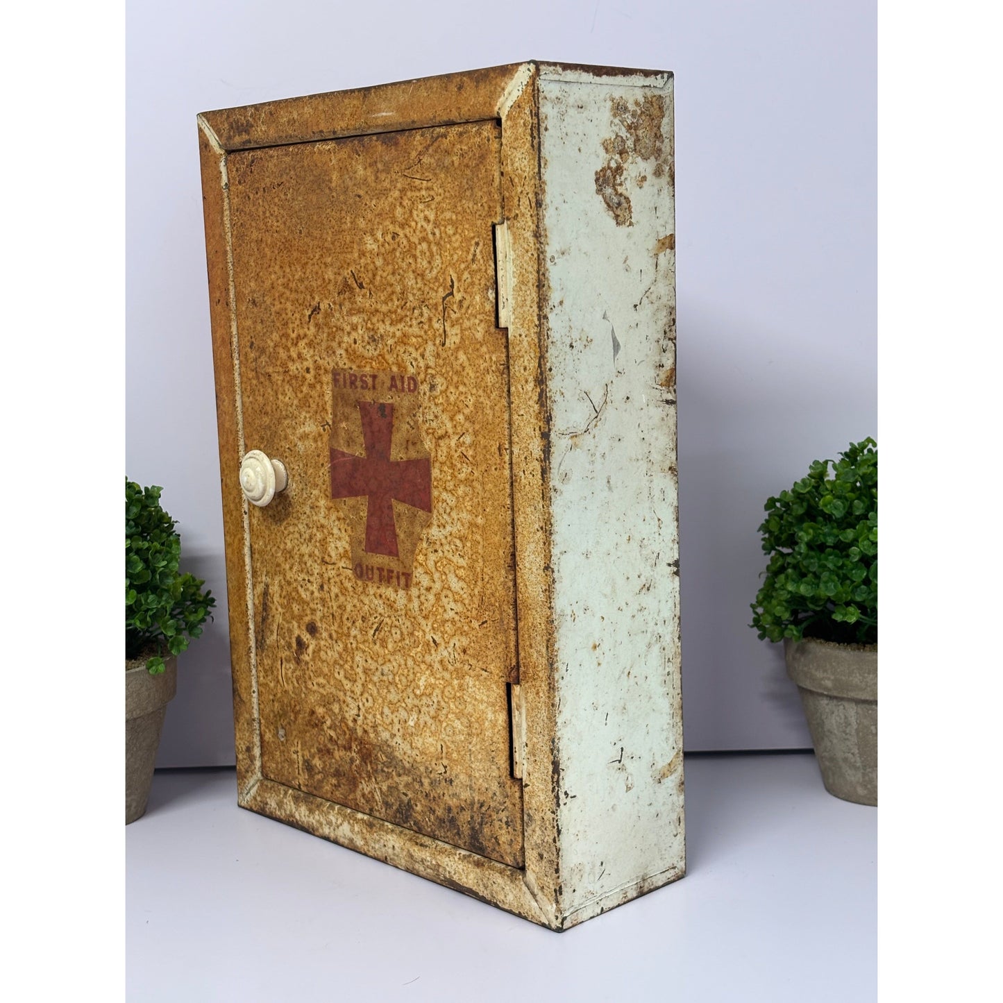 Vintage First Aid Metal Cupboard