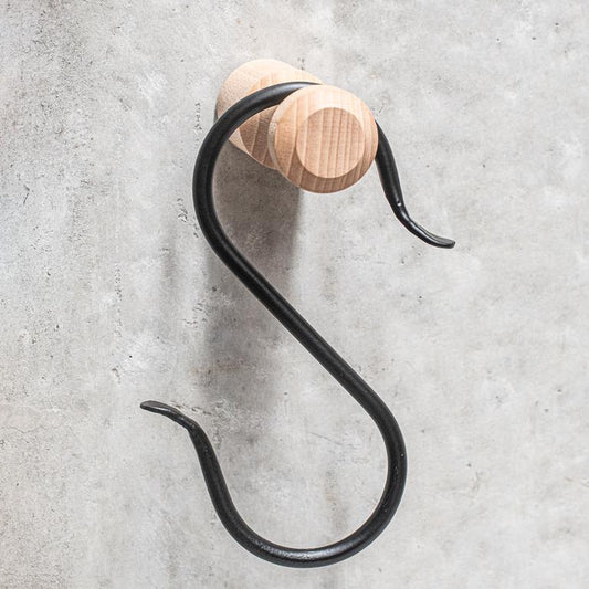 S Hook | Large | Black