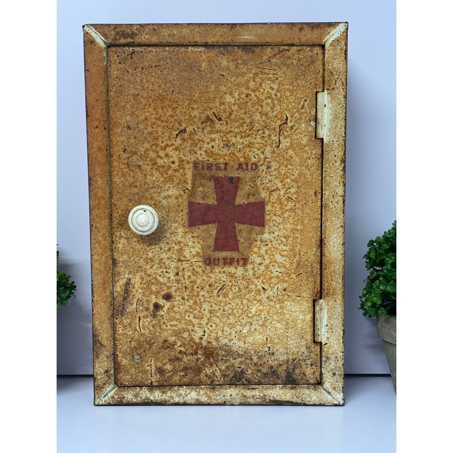 Vintage First Aid Metal Cupboard