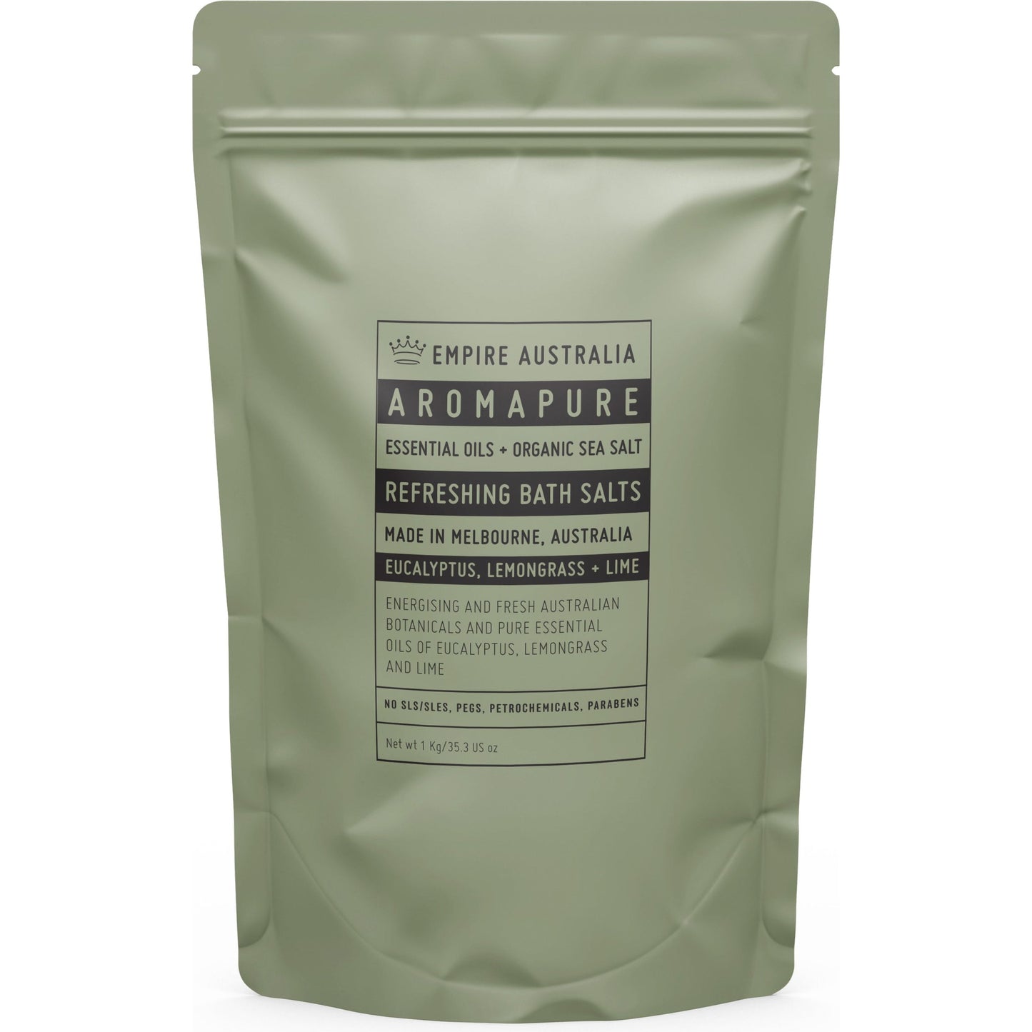 Bath Salts |Aromapure |Eucalyptus, Lemongrass & Lime