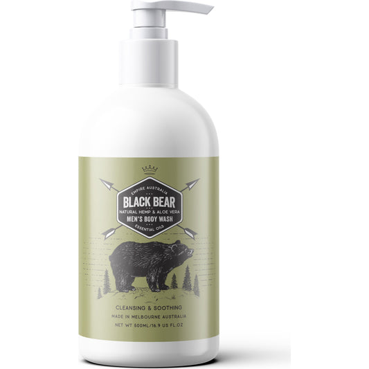 Natural Hemp & Aloe Vera | Mens Body Wash