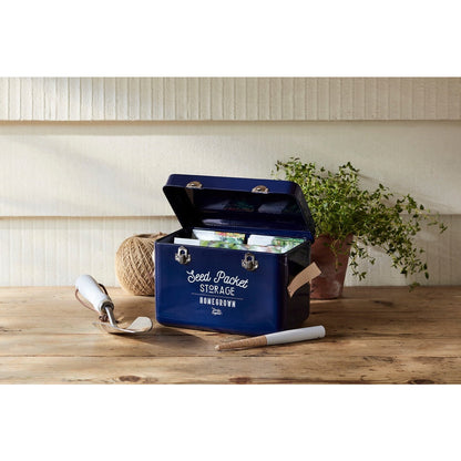 Seed Packet Storage Tin | Blue