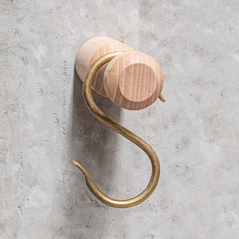 S Hook | Medium | Brass