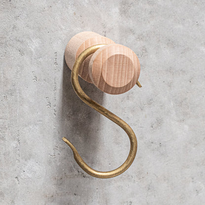 S Hook | Medium | Brass