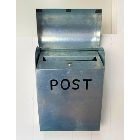 Post Box | Large Lockable Galvanised Iron