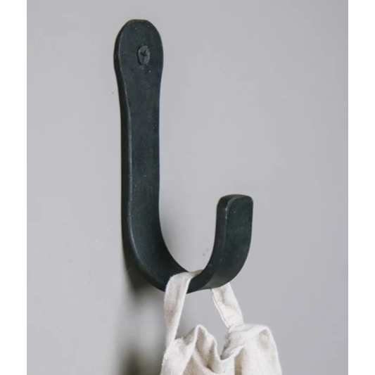 Round Coat Hook | Black