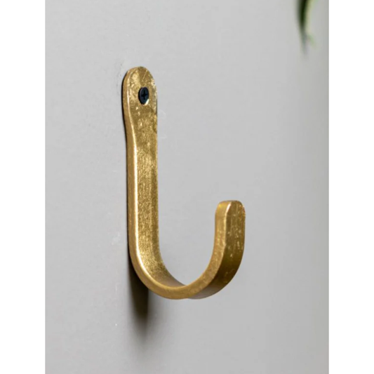 Round Coat Hook | Brass