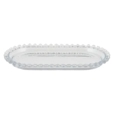 Bobble Glass Platter | Oval