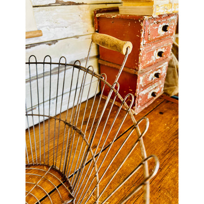 European Wire Basket | Antique