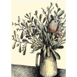 Card | Native Floral Vase