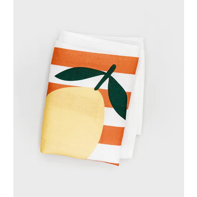 Tea Towel | Lemon Stripe