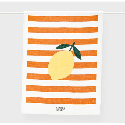 Tea Towel | Lemon Stripe