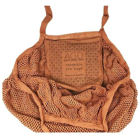Net Crescent Bag | Rust