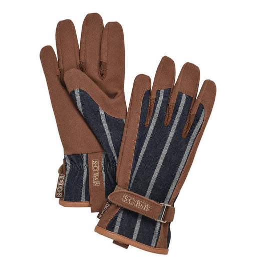 Gardening Gloves | Navy Stripe