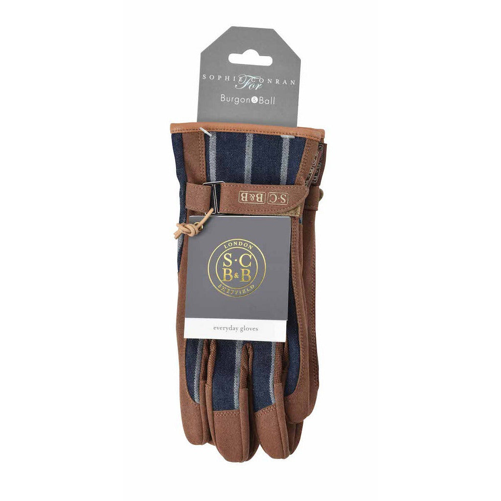 Gardening Gloves | Navy Stripe