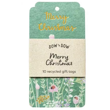Merry Christmas Flowering Herbs | Gift Cards Pack of 10