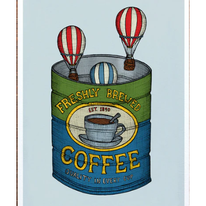 Print A5 | Coffee Tin