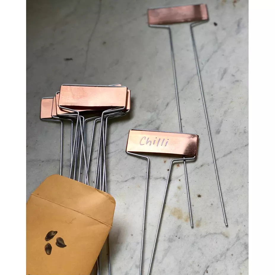 Copper Tags Copper Plant Labels – Farmhouse Trading
