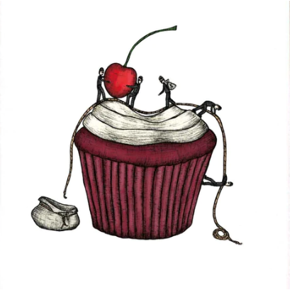 Card | Burglar Cupcake