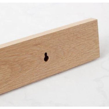 Oak Coat Hook Rail | 2 Peg