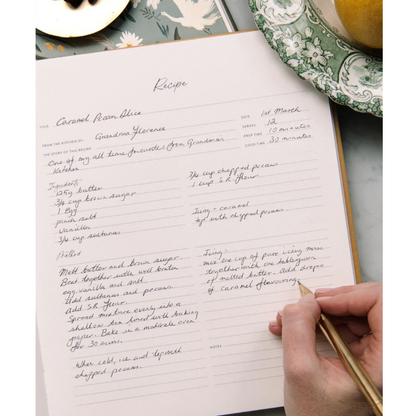 Heirloom Recipe Journal