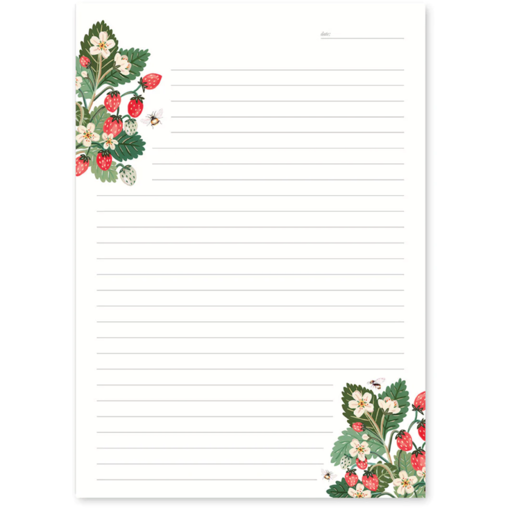 Writing Pad | Strawberries