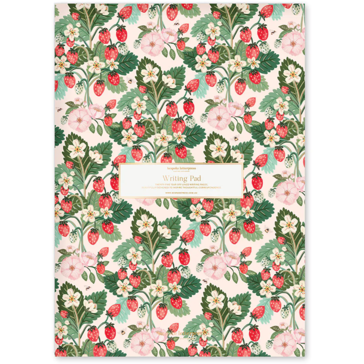 Writing Pad | Strawberries