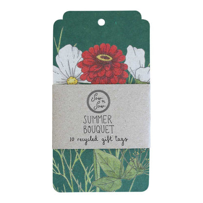 Gift Tags Pack of 10 | Summer Bouquet